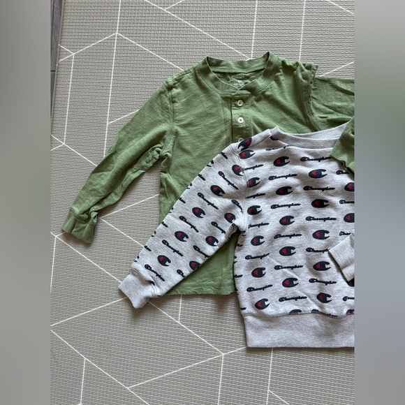 Champion & mixed brand|Baby boy/toddler bundle of long sleeves & sweater•••4-5T - Picture 2 of 10